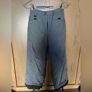 Spyder Kids' Gray Ski Pants size 8